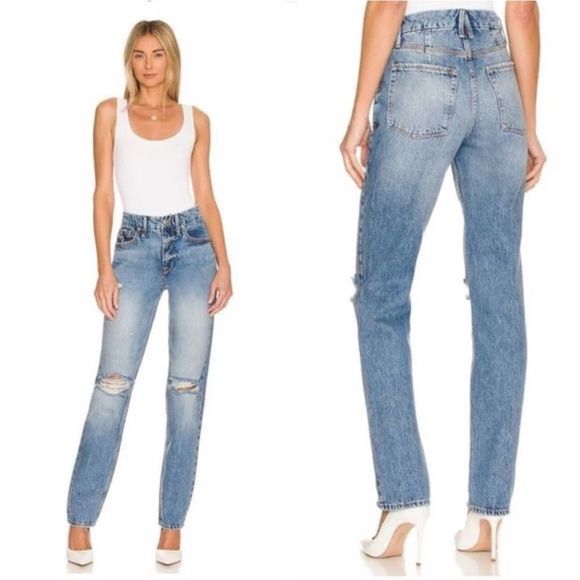 Good American Denim - Good American Good 90’s Icon Jeans Indigo Size 2/26